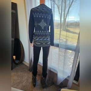 Western Tribal Alpaca Sweater Size M